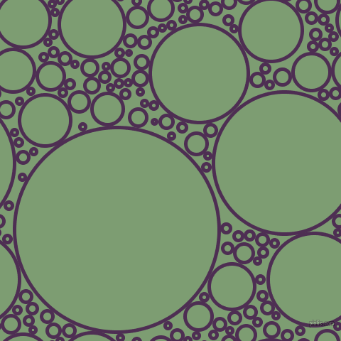 bubbles, circles, sponge, big, medium, small, 5 pixel line width, Hot Purple and Amulet circles bubbles sponge soap seamless tileable