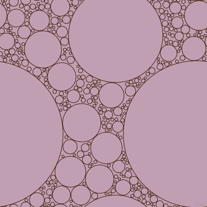 bubbles, circles, sponge, big, medium, small, 2 pixel line width, Indian Tan and Lily circles bubbles sponge soap seamless tileable