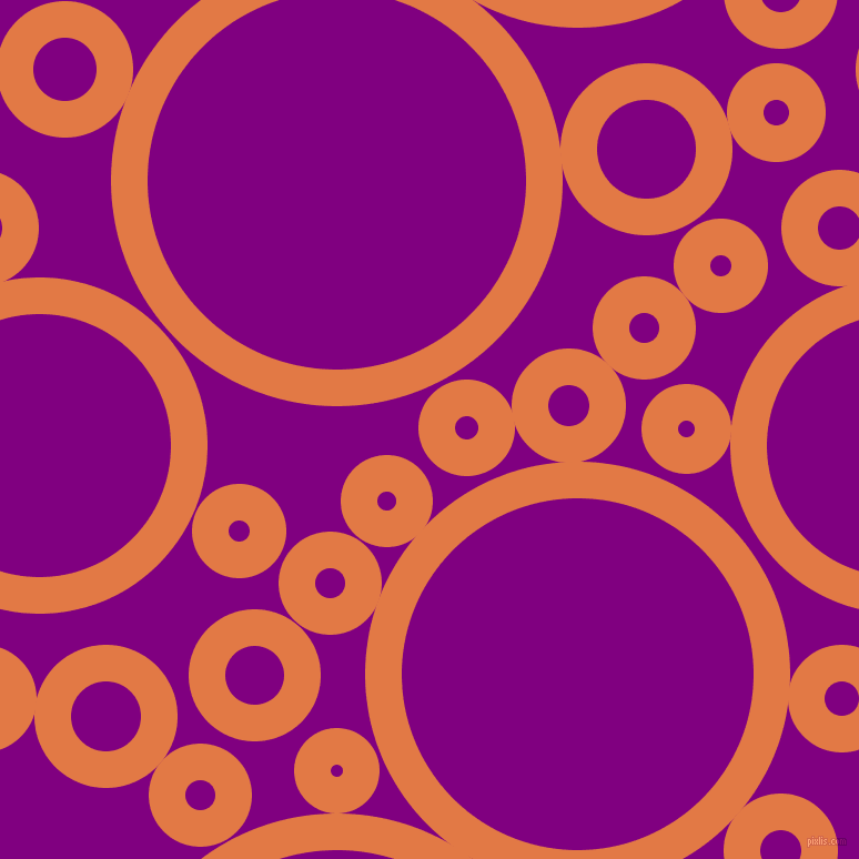bubbles, circles, sponge, big, medium, small, 33 pixel line width, Jaffa and Purple circles bubbles sponge soap seamless tileable