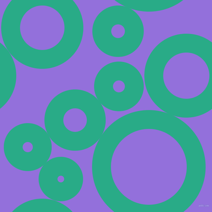 bubbles, circles, sponge, big, medium, small, 65 pixel line width, Jungle Green and Medium Purple circles bubbles sponge soap seamless tileable