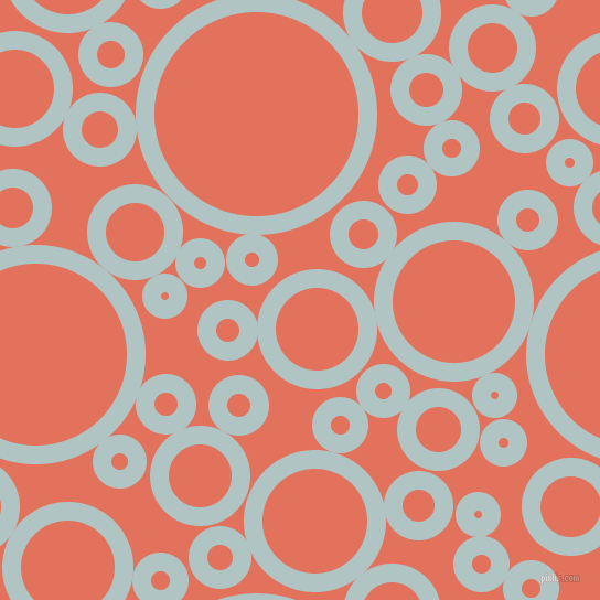 bubbles, circles, sponge, big, medium, small, 17 pixel line widthJungle Mist and Terra Cotta circles bubbles sponge soap seamless tileable