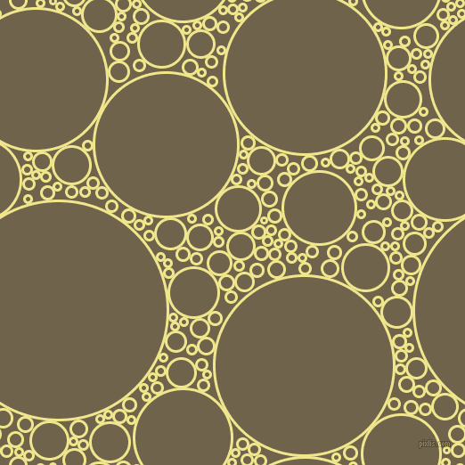 bubbles, circles, sponge, big, medium, small, 3 pixel line width, Khaki and Soya Bean circles bubbles sponge soap seamless tileable