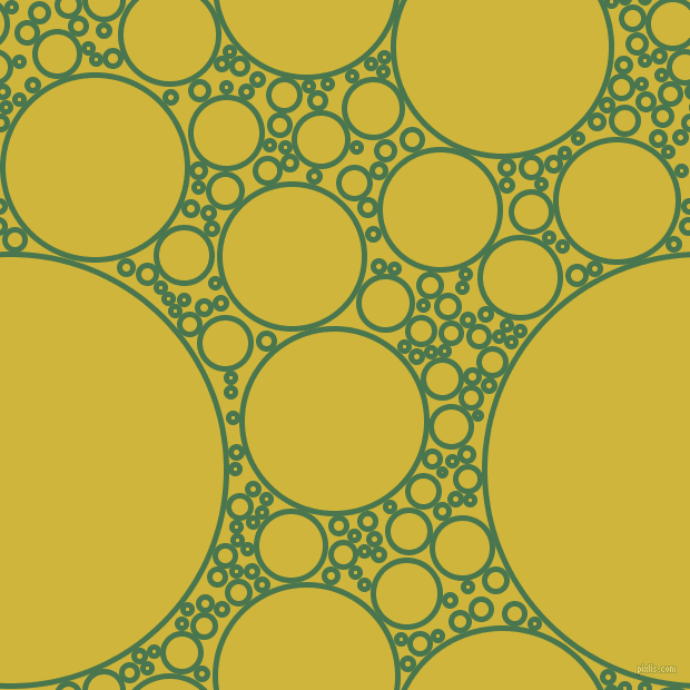 bubbles, circles, sponge, big, medium, small, 5 pixel line width, Killarney and Old Gold circles bubbles sponge soap seamless tileable