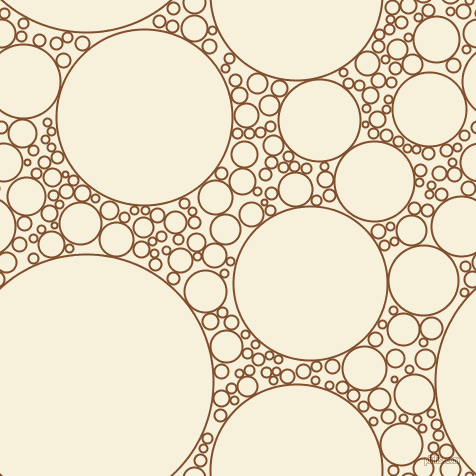bubbles, circles, sponge, big, medium, small, 2 pixel line width, Korma and Apricot White circles bubbles sponge soap seamless tileable