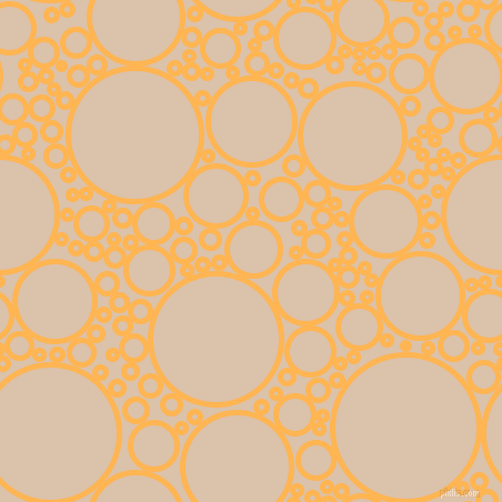 bubbles, circles, sponge, big, medium, small, 5 pixel line width, Koromiko and Bone circles bubbles sponge soap seamless tileable