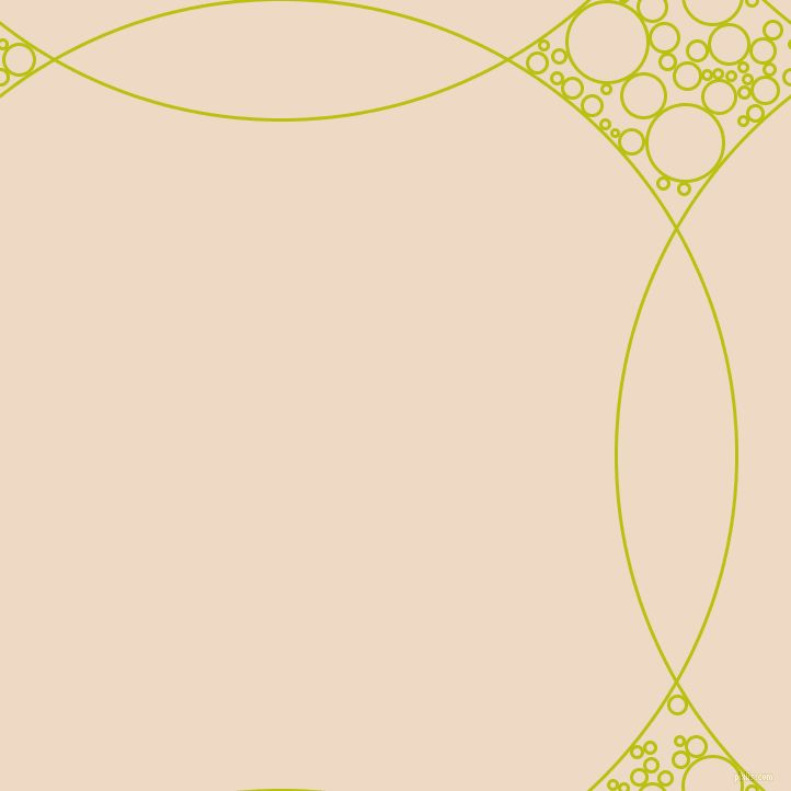 bubbles, circles, sponge, big, medium, small, 3 pixel line width, La Rioja and Almond circles bubbles sponge soap seamless tileable