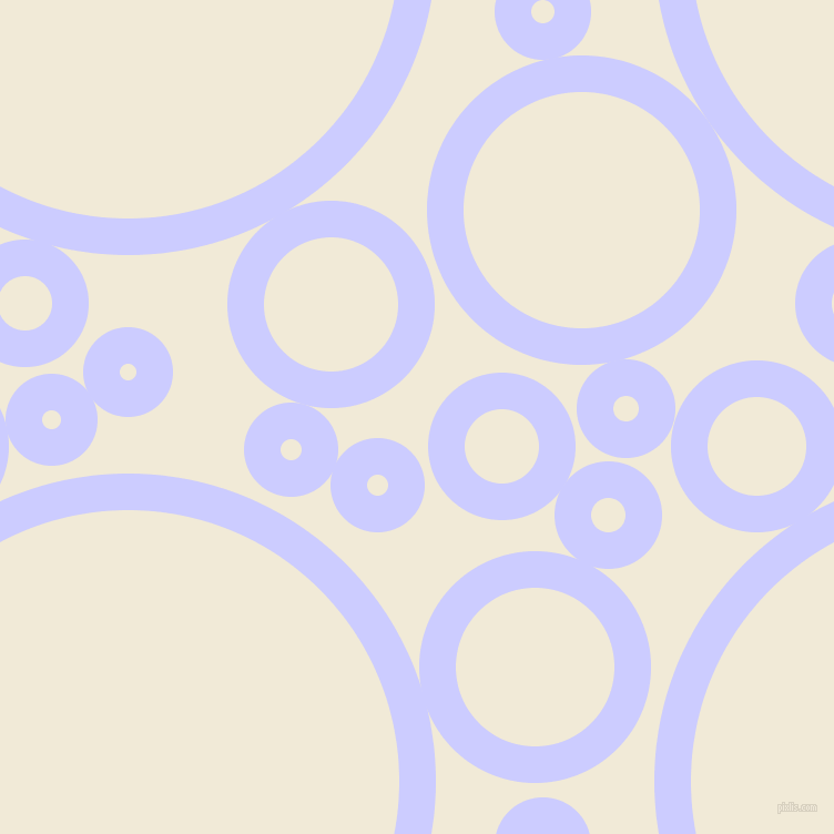 bubbles, circles, sponge, big, medium, small, 33 pixel line width, Lavender Blue and Half Pearl Lusta circles bubbles sponge soap seamless tileable