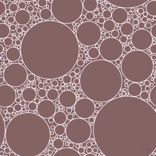 bubbles, circles, sponge, big, medium, small, 2 pixel line width, Lavender Blush and Light Wood circles bubbles sponge soap seamless tileable