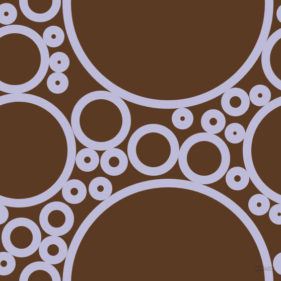 bubbles, circles, sponge, big, medium, small, 17 pixel line width, Lavender Grey and Carnaby Tan circles bubbles sponge soap seamless tileable