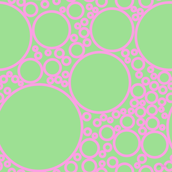 bubbles, circles, sponge, big, medium, small, 9 pixel line width, Lavender Rose and Granny Smith Apple circles bubbles sponge soap seamless tileable