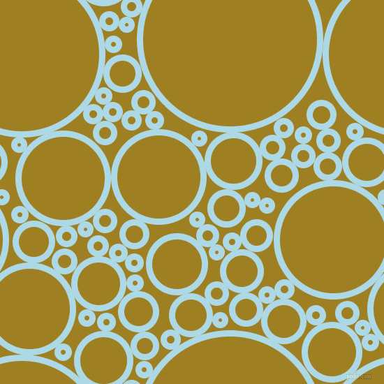 bubbles, circles, sponge, big, medium, small, 9 pixel line width, Light Blue and Hacienda circles bubbles sponge soap seamless tileable