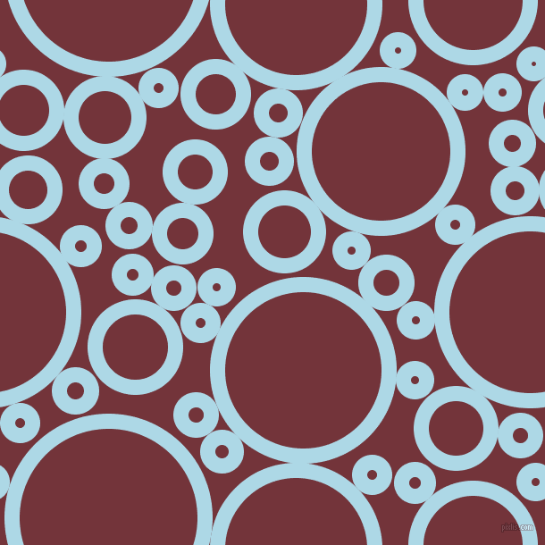 bubbles, circles, sponge, big, medium, small, 17 pixel line width, Light Blue and Merlot circles bubbles sponge soap seamless tileable
