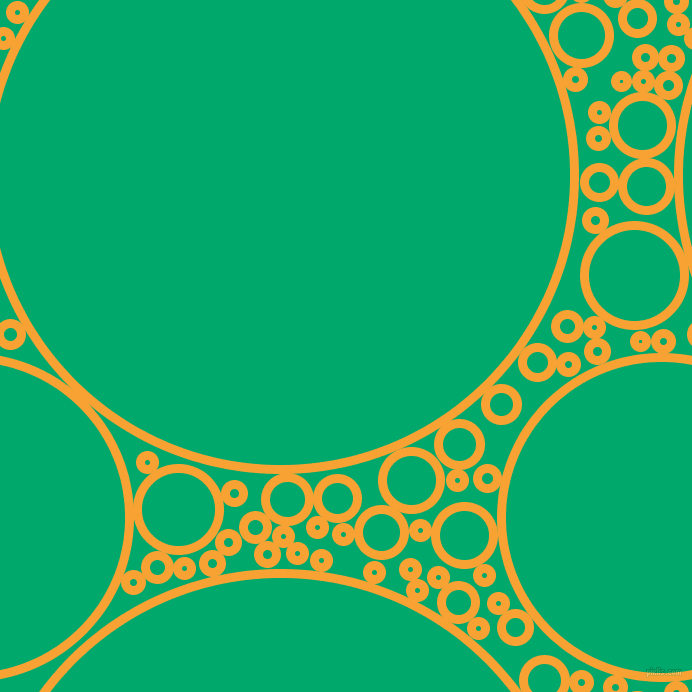 bubbles, circles, sponge, big, medium, small, 9 pixel line width, Lightning Yellow and Jade circles bubbles sponge soap seamless tileable