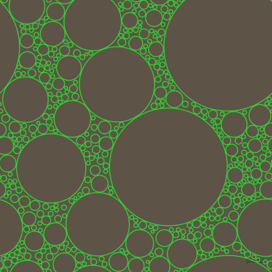 bubbles, circles, sponge, big, medium, small, 2 pixel line width, Lime Green and Judge Grey circles bubbles sponge soap seamless tileable