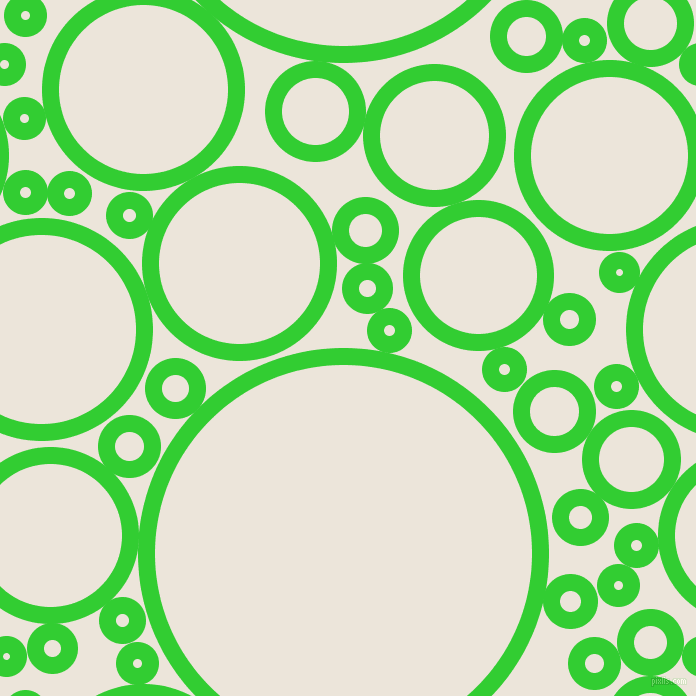 bubbles, circles, sponge, big, medium, small, 17 pixel line width, Lime Green and Soapstone circles bubbles sponge soap seamless tileable