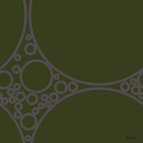 bubbles, circles, sponge, big, medium, small, 9 pixel line width, Liver and Turtle Green circles bubbles sponge soap seamless tileable