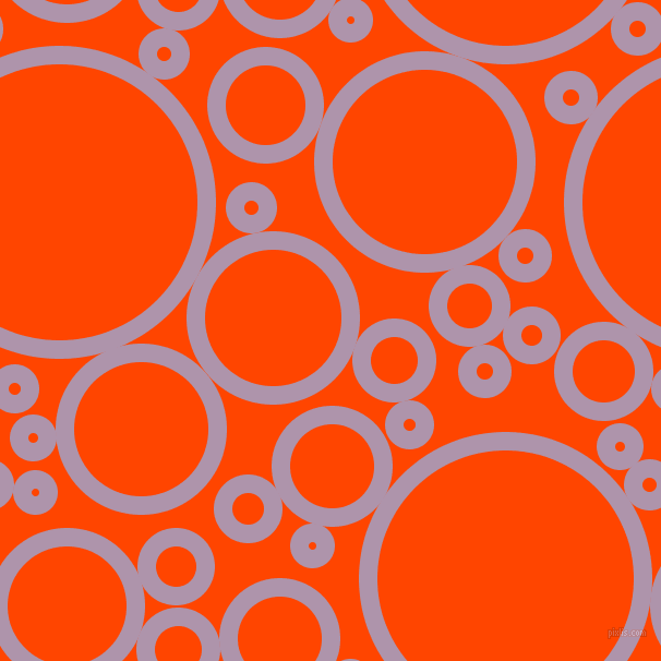 bubbles, circles, sponge, big, medium, small, 17 pixel line width, London Hue and Orange Red circles bubbles sponge soap seamless tileable