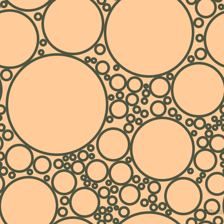 bubbles, circles, sponge, big, medium, small, 5 pixel line width, Lunar Green and Peach-Orange circles bubbles sponge soap seamless tileable