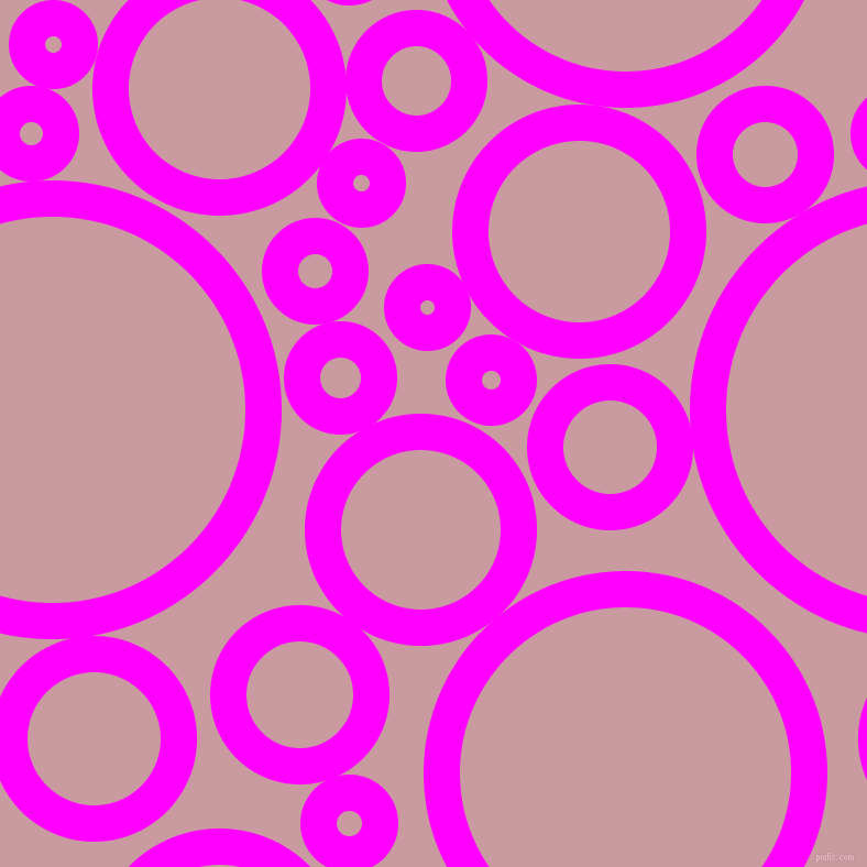 bubbles, circles, sponge, big, medium, small, 33 pixel line width, Magenta and Careys Pink circles bubbles sponge soap seamless tileable