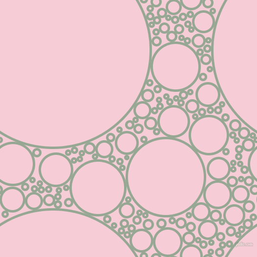 bubbles, circles, sponge, big, medium, small, 5 pixel line width, Mantle and Pink Lace circles bubbles sponge soap seamless tileable