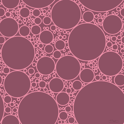 bubbles, circles, sponge, big, medium, small, 3 pixel line width, Mauvelous and Cannon Pink circles bubbles sponge soap seamless tileable