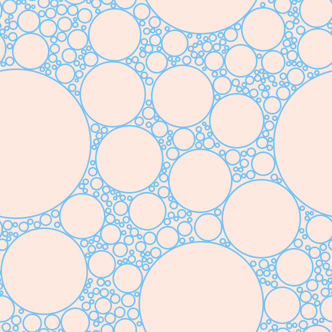 bubbles, circles, sponge, big, medium, small, 3 pixel line width, Maya Blue and Chablis circles bubbles sponge soap seamless tileable
