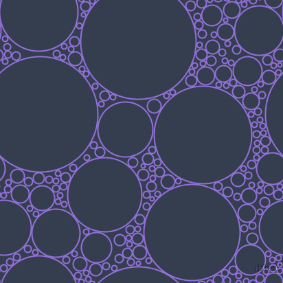 bubbles, circles, sponge, big, medium, small, 2 pixel line width, Medium Purple and Cloud Burst circles bubbles sponge soap seamless tileable