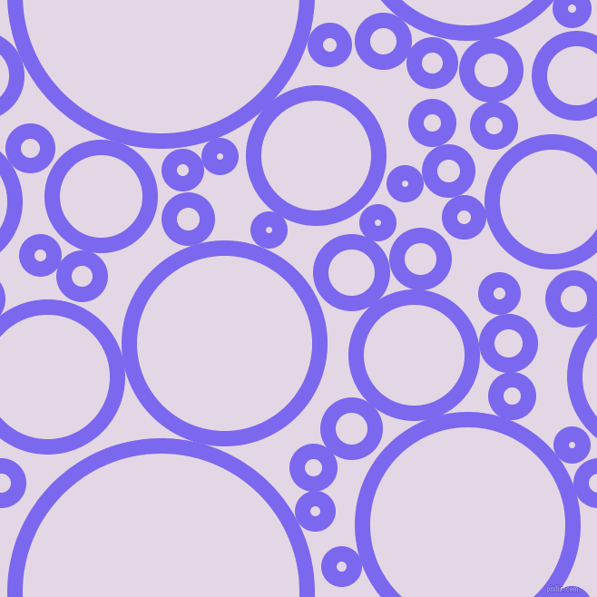 bubbles, circles, sponge, big, medium, small, 17 pixel line width, Medium Slate Blue and Snuff circles bubbles sponge soap seamless tileable