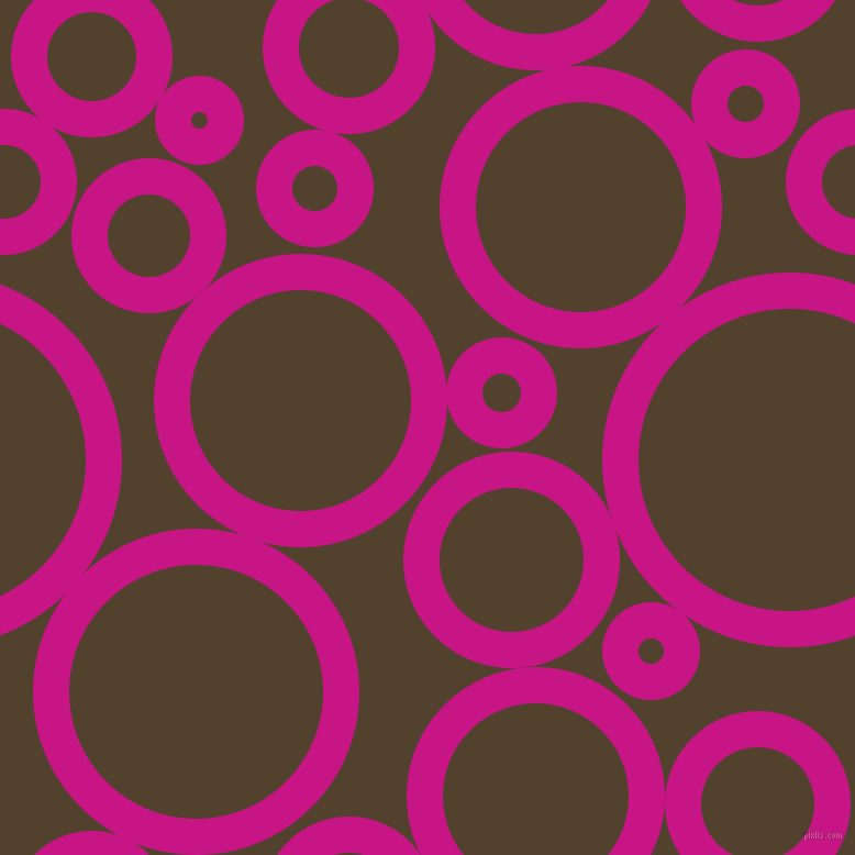 bubbles, circles, sponge, big, medium, small, 33 pixel line width, Medium Violet Red and Deep Bronze circles bubbles sponge soap seamless tileable
