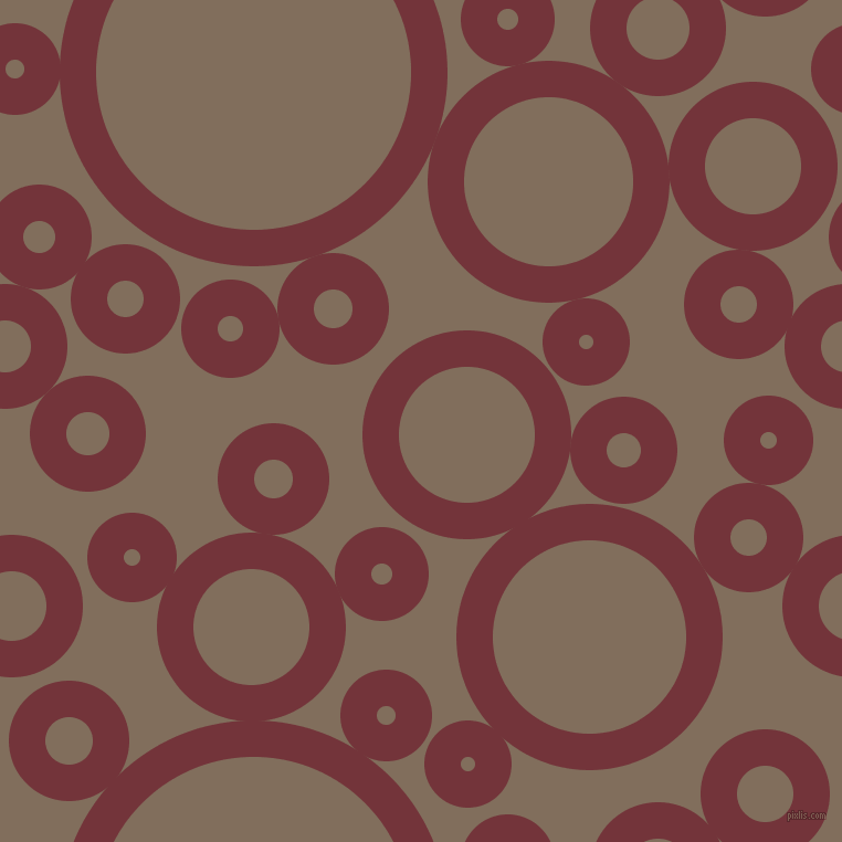 bubbles, circles, sponge, big, medium, small, 33 pixel line width, Merlot and Donkey Brown circles bubbles sponge soap seamless tileable