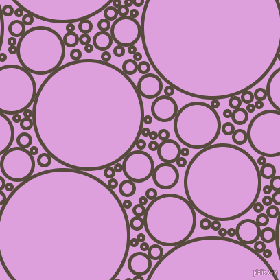 bubbles, circles, sponge, big, medium, small, 5 pixel line width, Metallic Bronze and Plum circles bubbles sponge soap seamless tileable
