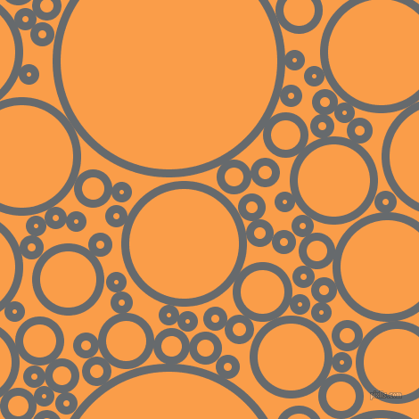 bubbles, circles, sponge, big, medium, small, 9 pixel line width, Mid Grey and Sunshade circles bubbles sponge soap seamless tileable