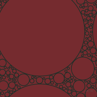 bubbles, circles, sponge, big, medium, small, 3 pixel line width, Midnight Moss and Tamarillo circles bubbles sponge soap seamless tileable