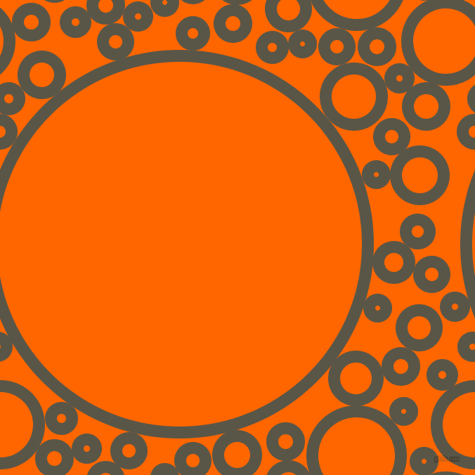 bubbles, circles, sponge, big, medium, small, 17 pixel line width, Millbrook and Safety Orange circles bubbles sponge soap seamless tileable