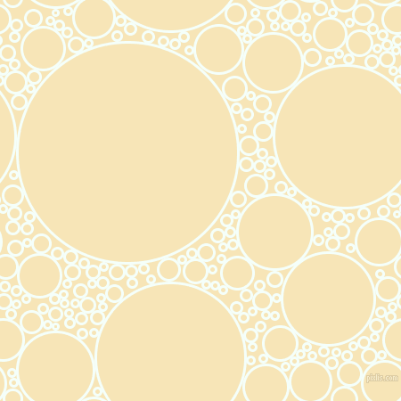 bubbles, circles, sponge, big, medium, small, 3 pixel line width, Mint Cream and Barley White circles bubbles sponge soap seamless tileable
