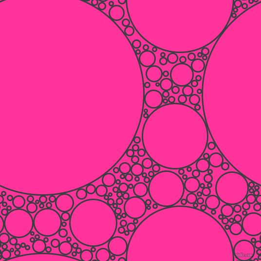 bubbles, circles, sponge, big, medium, small, 3 pixel line width, Mirage and Wild Strawberry circles bubbles sponge soap seamless tileable