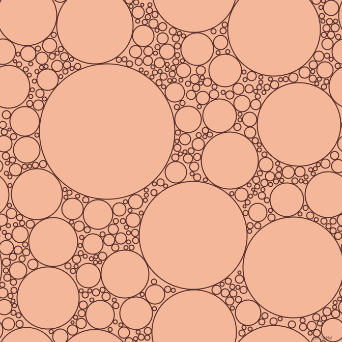 bubbles, circles, sponge, big, medium, small, 2 pixel line width, Moccaccino and Mandys Pink circles bubbles sponge soap seamless tileable
