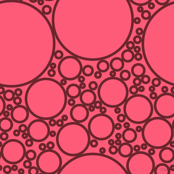 bubbles, circles, sponge, big, medium, small, 9 pixel line width, Monarch and Wild Watermelon circles bubbles sponge soap seamless tileable
