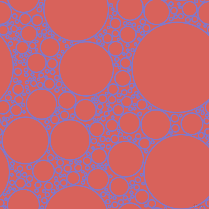 bubbles, circles, sponge, big, medium, small, 5 pixel line width, Moody Blue and Roman circles bubbles sponge soap seamless tileable