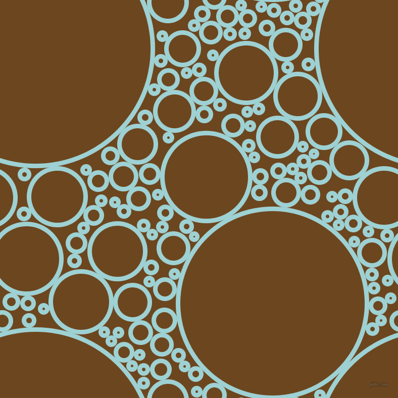 bubbles, circles, sponge, big, medium, small, 9 pixel line width, Morning Glory and Antique Brass circles bubbles sponge soap seamless tileable