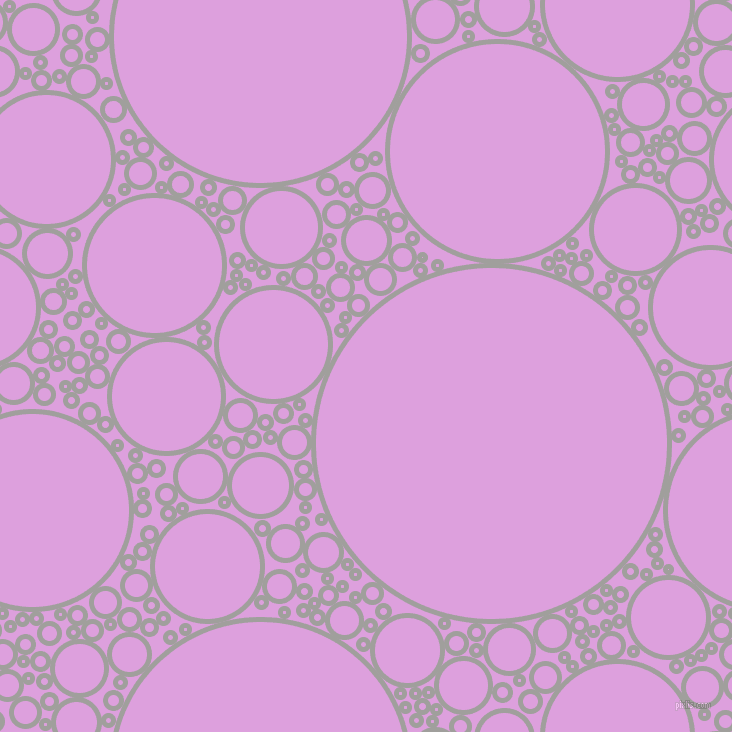 bubbles, circles, sponge, big, medium, small, 5 pixel line width, Mountain Mist and Plum circles bubbles sponge soap seamless tileable