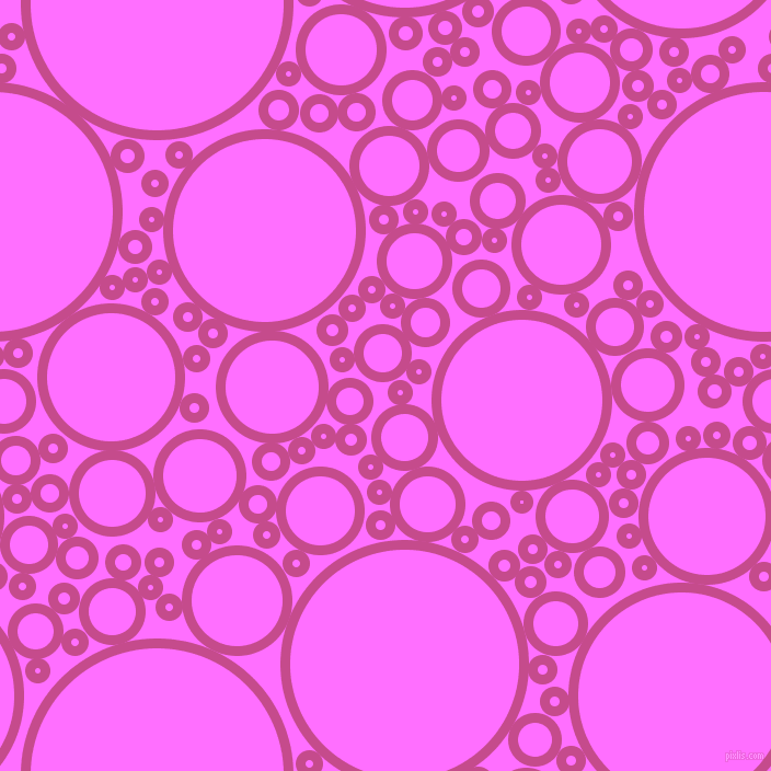 bubbles, circles, sponge, big, medium, small, 9 pixel line width, Mulberry and Ultra Pink circles bubbles sponge soap seamless tileable