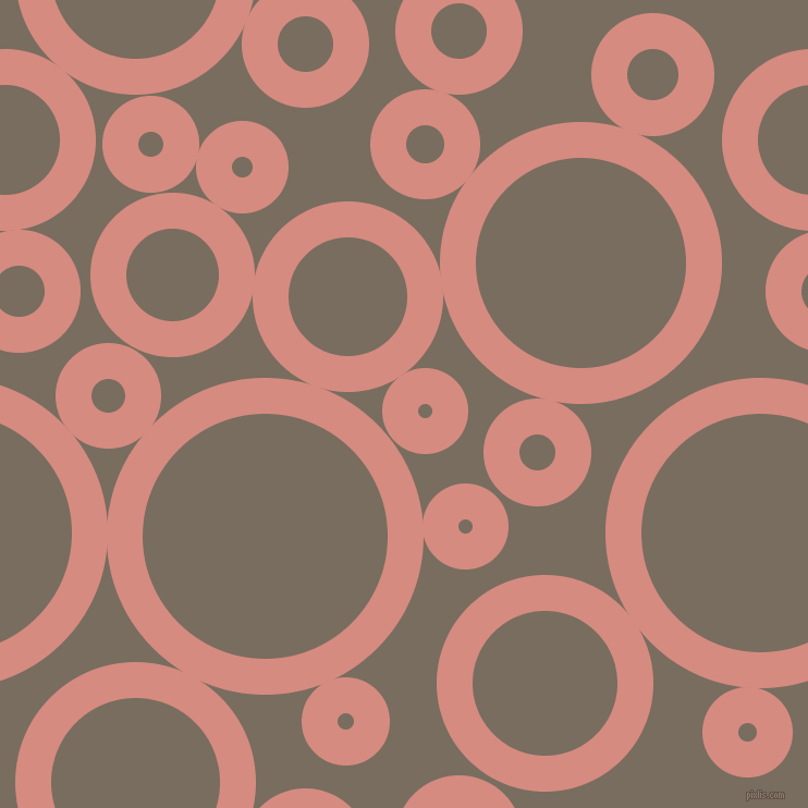 bubbles, circles, sponge, big, medium, small, 33 pixel line width, My Pink and Sandstone circles bubbles sponge soap seamless tileable