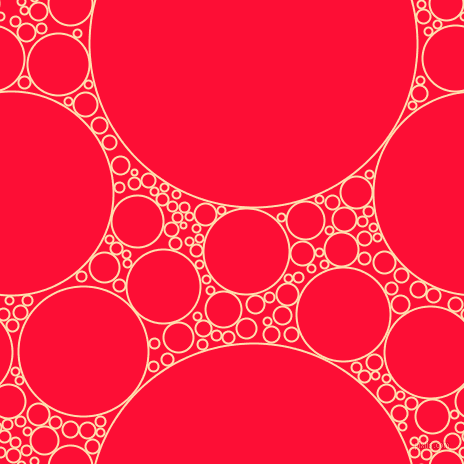 bubbles, circles, sponge, big, medium, small, 2 pixel line width, Navajo White and Torch Red circles bubbles sponge soap seamless tileable