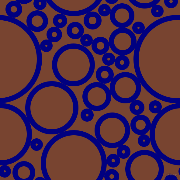 bubbles, circles, sponge, big, medium, small, 17 pixel line width, Navy and Cumin circles bubbles sponge soap seamless tileable