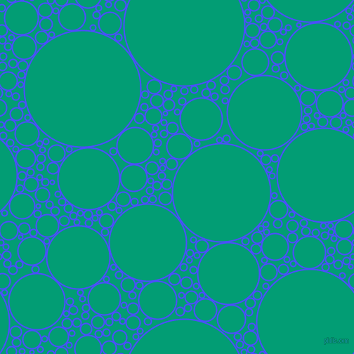 bubbles, circles, sponge, big, medium, small, 2 pixel line width, Neon Blue and Free Speech Aquamarine circles bubbles sponge soap seamless tileable