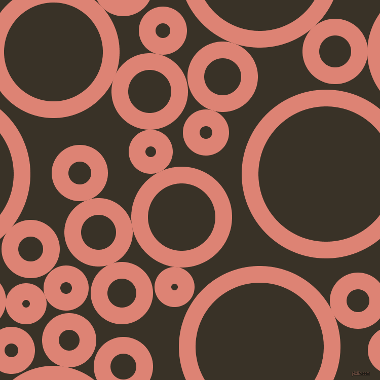 bubbles, circles, sponge, big, medium, small, 33 pixel line width, New York Pink and Creole circles bubbles sponge soap seamless tileable
