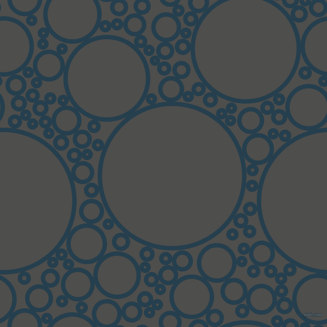 bubbles, circles, sponge, big, medium, small, 9 pixel line width, Nile Blue and Ship Grey circles bubbles sponge soap seamless tileable