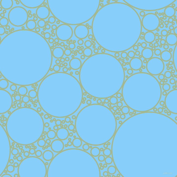 bubbles, circles, sponge, big, medium, small, 5 pixel line width, Norway and Light Sky Blue circles bubbles sponge soap seamless tileable