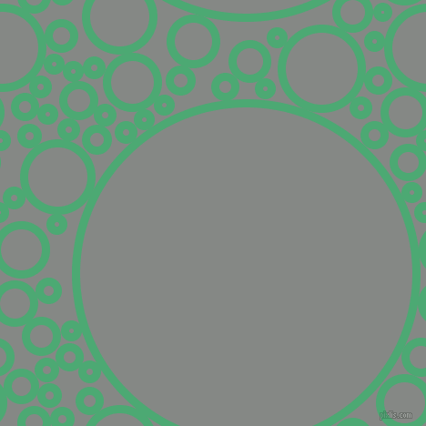 bubbles, circles, sponge, big, medium, small, 9 pixel line width, Ocean Green and Stack circles bubbles sponge soap seamless tileable